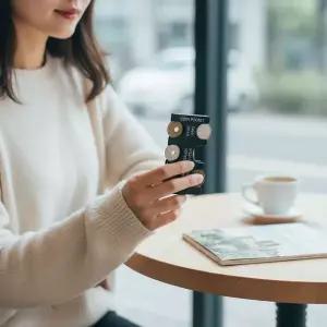 일본 여행 필수품 엔화 수납 파우치 동전 분류 지갑 케이스 1000엔용