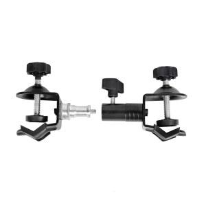 사진 스튜디오 조명 스탠드 반사판 배경 지지대 크로스 기타용 헤비 듀티 금속 클램프 구리 도금 홀더 더블 클립 듀얼 유형 브래킷 마운트