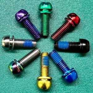 M6x18 자전거 컬러 스템 볼트 산/도로 육각형 헤드 시트 포스트 클램핑 브레이크 고정 액세서리 키트 NFOX