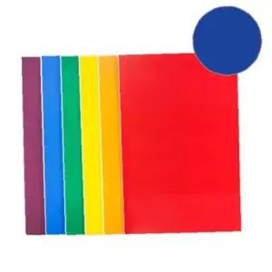 (현진) 단면칼라보드롱/우드락 미니 MCB-49 파랑색/290x440mm 갑(5개입)