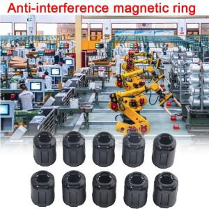 10피스 TDK 페라이트 코어 초크 클립 소음 억제 필터 링 케이블 클램프 오디오/비디오 용 RFI EMI 전원 코