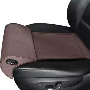 자동차 무릎시트 쿠션 차량용 뒷좌석 다리 블랙 하단 가죽