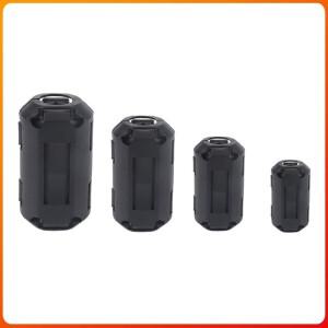 22피스 페라이트 코어 링 클램프 키트 3.5mm/5mm/7mm/9mm 클립 온 케이블 커넥터 비드 소음 억제기 RFI EMI