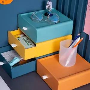 책상 소품 정리 수납함 조립형 다단 서랍 필기구 문구 사무실 학생용