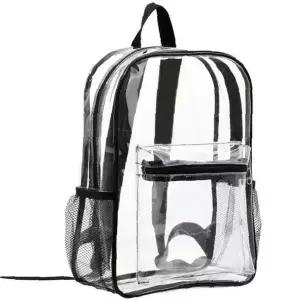 투명 백팩 야구장 직관 가방 덕질 콘서트 행사용 투명 소재 숄더 백팩