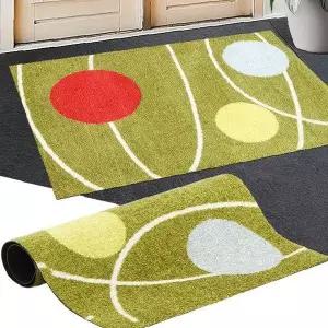 현관 장식 매트 출입구 바닥 깔개 아파트 신발장 앞 발판 디자인 패턴 인테리어용