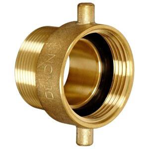 딕슨 HA1515T 황동 장비, 핀 러그가 장착된 소화전 어댑터, 1-1/2인치 NST( ) 여성 x NPT 남성