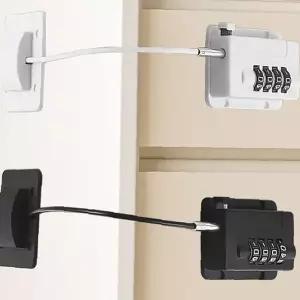 서랍장 안전잠금장치 4자리 번호키 가구 도어락 어린이 보호 가정용 창문 개폐