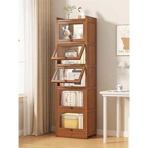 레트로 뚜껑있는 책장 선반 작은 아치 부엌 단단한 진열대 소형 라탄