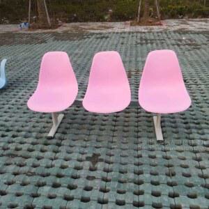 버스정류장의자 공원 플라스틱 공 소 블랙 블루 대합실 의자 노란색 2인 TR277 커피