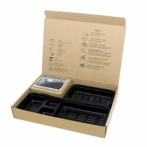 1회용화로 포장용기 도시락 업소용 고기 사시미 축제 그릇 일식 그릴 용기 소모품