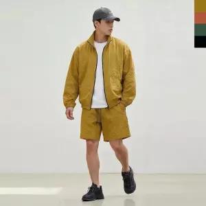 [옷자락]남자 시어서커 쿨썸머 하이넥 바람막이 자켓