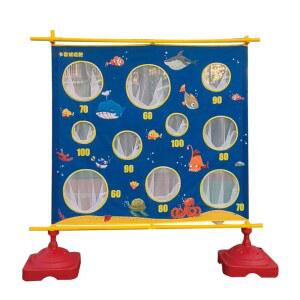 수중 게임판 황금 중6 야유회 중형공6개 세트 9칸 소12 레드 콩주머니