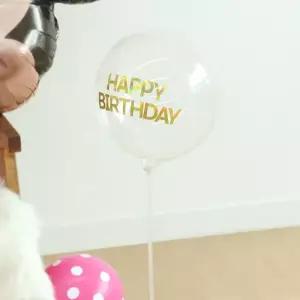 [갓샵]풍선 레터링 스티커 3color 알파벳 숫자 풍선 장식