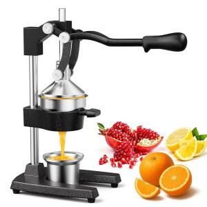 수동 주철 주스기, 상업용 핸드 주스기 압착기, 스테인리스 스틸 컵 중장비 프레스 오렌지, 레몬, 석류, 자몽용 카운터탑 시트러스 주스