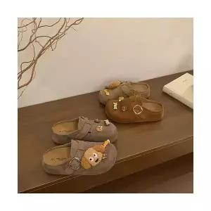 여성용 슬리퍼 가보시 통굽 속굽 봄철 버켄슈즈 신어보기 CH1