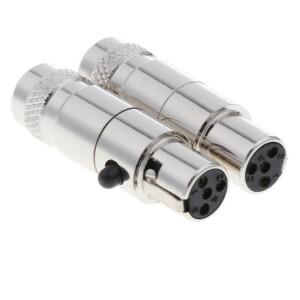맥세이프한 연결을 위한 5핀 미니 소형 XLR 오디오 소켓 2팩
