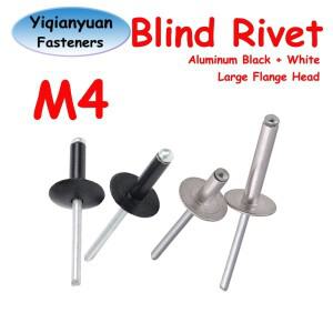Yiqianyuan M4 알루미늄/SUS304 스테인레스 스틸 팝 오픈 엔드 대형 플랜지 캡 블라인드 리벳 돔 헤드 자체