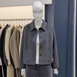 [나이스클랍]나이스클랍 카라 핸드에이드 숏 자켓 A261PWC102_DG