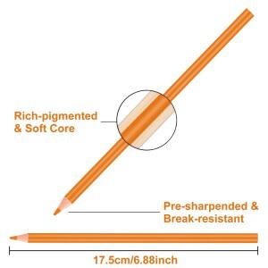 12 24 36 48색 3mm 밝은 부드럽고 색연필 세트 수채색연필 수용성 지속 오래