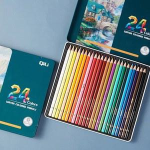 학생 그림 그래피티 다리미 박스 24 12 문화 교육 용품 수용성 색연필