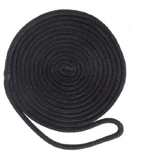 1개입 이중 꼬임 나일론 도크 라인 보트 로프 해양용 5/8인치 50피트 1/2인치 및 도킹용 루프(선박 계류용)