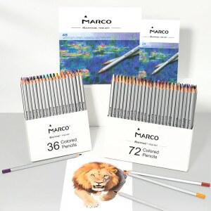 24 36 48 50 생생 다양한 프로 색연필 세트 부드러운 색상 180 120 72