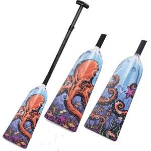 IDBF 승인 알루미늄 클램프  탄소 섬유 두바이 문어 조절 가능 드래곤 보트 레이싱 패들  가드 팁 보호대