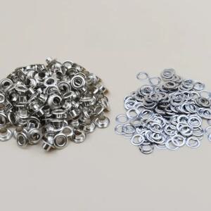 202개 아이렛(4MM) 금속 액세서리 세트  수제 장식품 가게에서 크리스마스 미니 소형 제작용 원형 구멍 아