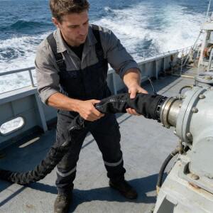 선외 전동 리깅 슬리브 48인치 지퍼형 와이어 보호기 블랙 보트 해양 낚시 장비 관리용