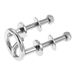 헤비 듀티 마린 스테인레스 스틸 316 Transom 마운트 워터 스키 견인 로프 후크 브래킷 2 1/2 