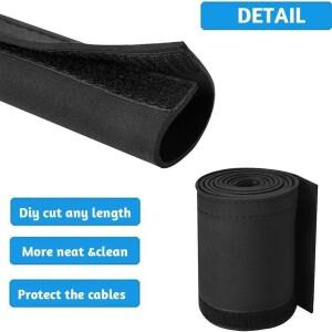 트롤링 전동 커버 케이블 60인치 방수 네오프렌 오거나이저 휴대용 해양 액세서리 보트용