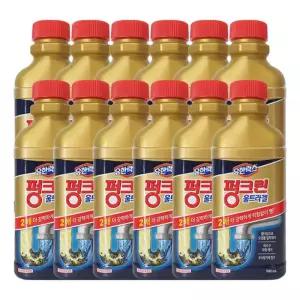 유한락스 펑크린 울트라겔 배수구세정제 500ml x12/막힘제거/악취제거