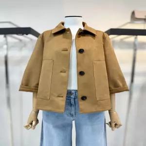 [더아이잗컬렉션]스웨이드 카라숏재킷 -DG_DG