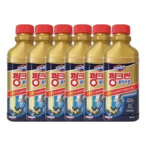유한락스 펑크린 울트라겔 배수구세정제 500ml x6/막힘제거/악취제거