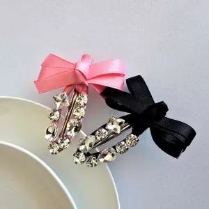 여자 사계절 착용 가능한 고급 리본 헤어핀