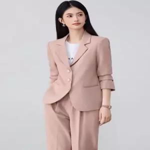 여성용 회색 가을 정장 커리어우먼 정장세트 면접 양복 춘추 세트 3단추 admr3