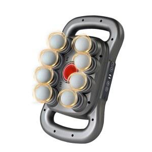 열이 있는 심부 조직 용 백 마사지기 8 핸즈프리 전동 9가지 모드 및 9단계 마사지 건으로 가정 사무실에서 휴대