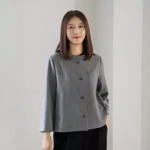 [마담4060]엄마옷 마담4060 [클래씨마담]스티치노카라자켓 중년여성 데일리 자켓 -RJK