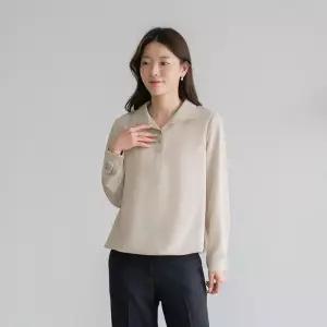 [마담4060]엄마옷 마담4060 반오픈시보리블라우스 중년여성 데일리 블라우스 -RBL2602