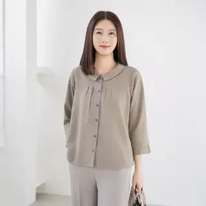 [마담4060]엄마옷 마담4060 [클래씨마담]핀턱카라 여성 데일리 블라우스 -RBL2603026-