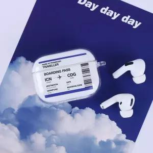 에어팟 비행기 티켓 투명 하드 프로 케이스 4color KVs7+1tPf