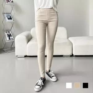 스판 하이웨스트 여성 스키니 팬츠 jXH1+7PBk