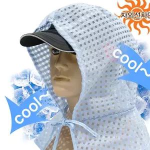 자외선차단 쿨모자 스카프-머리덮개 농모 썬캡 2259029 J