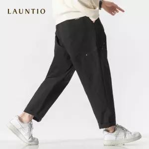 팬츠 남자 남친 아웃도어 슬림핏 봄시즌 여밈 기능 캐주얼팬츠 단추장식 카고 테이퍼드 공구 옆지퍼 유행1