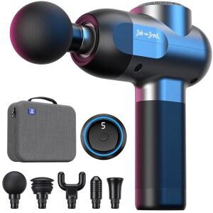 밥 앤 브래드 C2 마사지 건 FSA 자격 및 HSA 승인 심부 조직 타악기 5단 속도와 의 근육 마사지기 프로 운동선수 홈 헬스장용 전동