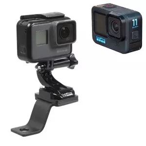 [셀러에이드]고프로 11 블랙 호환 액션캠 자전거 오토바이 백미러 거치대 마운트