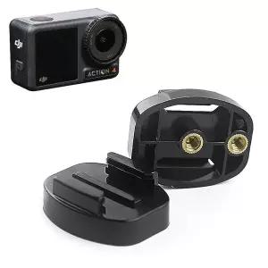 [셀러에이드]DJI 오즈모 액션 4 호환 액션캠 삼각대 연결 퀵릴리즈 베이스 버클