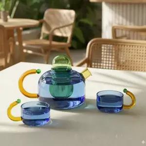 다기세트 유리 주전자 찻잔 세트 다도구 선물용 세트