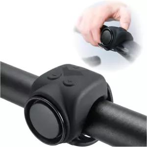 전기 자전거 경적 120dB 라우드 벨 산악 스쿠터 고 카트를 위한 간편한 설치 액세서리 4가지 사운드 모드